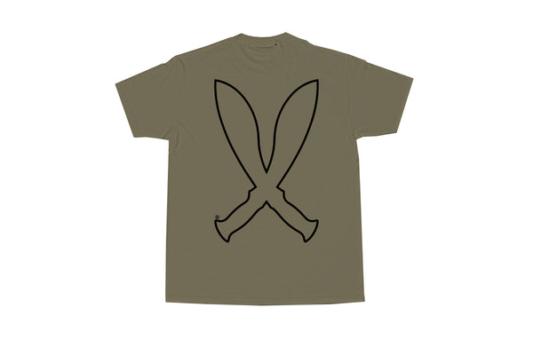 Dark Logo Tee (Military Green)