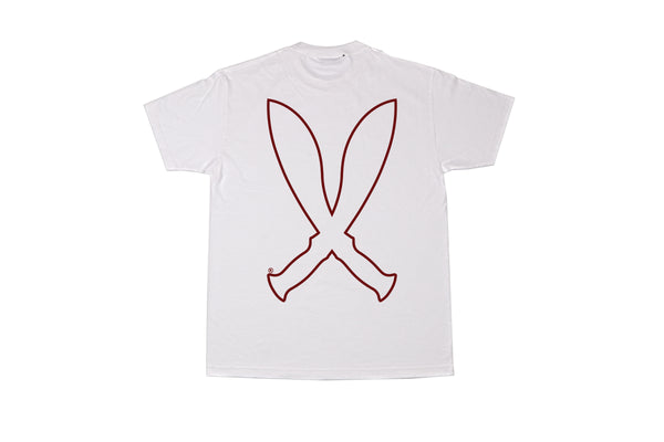 Dark Logo Tee (White)